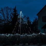 VOLTRONIC Lanț luminos în formă de con 360LED alb rece