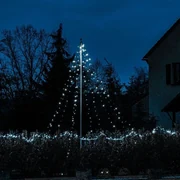 VOLTRONIC Lanț luminos în formă de con 360LED alb rece