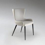 Scaun dining design elegant Telma alb