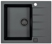 Chiuvetă de bucătărie ALVEUS 1148158 CADIT 59x50 cm negru