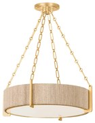 Lustra suspendata design LUX, Franghia Abaca, Quebec 56cm