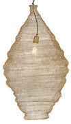 Lampă suspendată orientală aurie 90 cm - Nidum