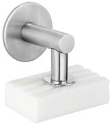 Săpunieră magnetică din oțel inoxidabil Wenko Turbo-Loc® Matte