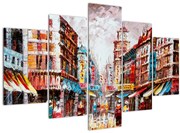 Tablou - Hong Kong, pictură în ulei (150x105 cm)