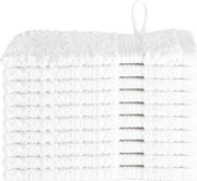 vidaXL Prosop pentru musafiri SOLUND 10 pcs Alb 15 x 21 cm 550 gsm