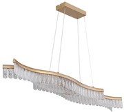 Lustră LED pe cablu Globo 67348HG JULIET LED/35W/230V 3200K auriu