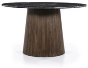 Masa rotunda Maxim 130x76 cm neagra