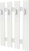 Cuier de perete KORADO NEW KV11, alb, PAL, 70x3x100 cm