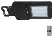 Lampă LED stradală solară cu senzor LED/40W/9,6V IP65 4000K + telecomandă