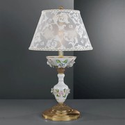 Veioza design italian din alama si portelan 9100