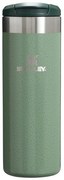 Cană termos verde din oțel inoxidabil 470 ml AeroLight™ Transit Hammer Tone Green – Stanley