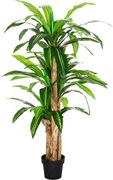 Outsunny Dracaena Artificială cu 66 de Frunze Mușchi Plantă Artificială pentru Decorațiuni Grădină Balcon Birou Living Ø20x160 cm Verde | Aosom Romania