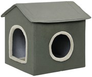 PawHut Pat Confortabil pentru Pisici cu Pernă Detașabilă și Lavabilă, Ideal pentru Odihnă, Gri | Aosom Romania