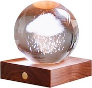 Decorațiune luminoasă maro închis cu USB Amber – Gingko