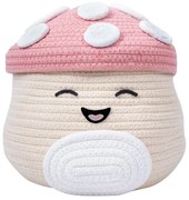 Coș de jucării pentru copii bej din material textil ø 23x22 cm Fizz Malcolm – SQUISHMALLOWS