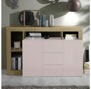 Comodă LENOR, cașmir/maro