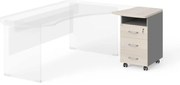 Sertare Manager 53,5 x 59,3 cm, dreapta, salcâm deschis / gri
