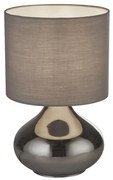 Veioza/Lampa de masa design decorativ Oslo fumuriu/gri