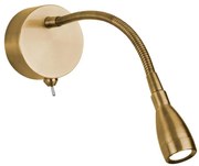 Searchlight 9917SB - Aplică spot de perete FLEXY LED/0,8W/230V