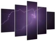 Tabloul cu fulger pe cer (150x105 cm)