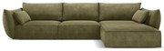 Colțar verde (pe partea dreaptă) Vanda – Mazzini Sofas