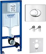 Set cadru încastrat Grohe Rapid SL 38539001, buton de spălare Grohe Skate 38506000