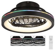 Ventilator LED RGB dimabil de tavan Globo 03665 DEANNE LED/40W/230V + telecomandă