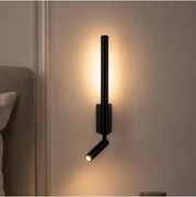 Brilagi - Aplica de perete cu spot LED VIXON, LED/3W/230V + LED/5W, negru, CRI 90
