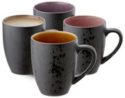 Căni negre 4 buc. din ceramică 300 ml Gastro Black/Mix – Bitz
