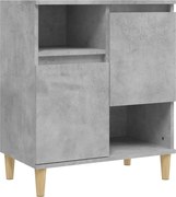 vidaXL Servantă, gri beton, 60x35x70 cm, lemn prelucrat