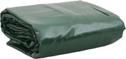 vidaXL Prelată, verde, 5x8 m, 650 g/m²