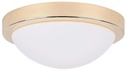 Plafonieră aurie cu abajur din sticlă ø 28 cm Roda – Candellux Lighting