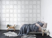 Tapet Panel, White, Rebel Walls