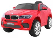 Masinuta Electrica cu acumulator pentru copii NOVOKIDS™ BMW X6 M, Roti din Cauciuc EVA, Max 30 kg , Usi cu deschidere , Baterie12V, 2 Viteze, Lungime