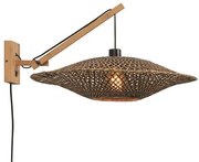 Aplica din bambus Bali orizontal S natur, 60cm