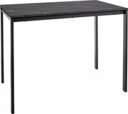 OFERTA Masa de dining neagra RAMOD 100x60 cm, decor marmura II. calitate