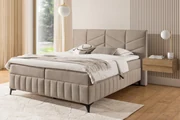 Pat Boxspring Penia 180x200 cu spațiu de depozitare - catifea bej Element 6