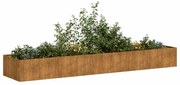 vidaXL Jardinieră Rusty 360x80x40 cm Oțel rezistent la intemperii