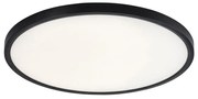 Plafoniera LED slim 50cm Paulos negru/alb