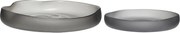 Boluri gri 2 buc. din sticlă ø 30 cm Bow – Hübsch