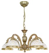 Candelabru din alama cu 5 brate design italian 7102