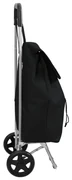 vidaXL Carucior de cumpărături Negru 35 x 28 x 92 cm Tafeta Oxford