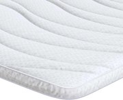 vidaXL Suport pentru saltea Alb 100 x 200 cm Material din tricot