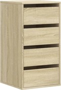 vidaXL Dulap colț cu sertare stejar sonoma 40x41x76 cm lemn prelucrat