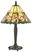 Endon 64195 - Lampă de masă Tiffany JAMELIA 1xE27/60W/230V, Ø 31 cm