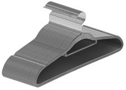 Umeraș Velvet 50 buc gri