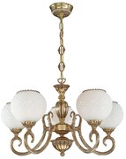 Candelabru din alama cu 5 brate design italian 8550