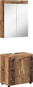 vidaXL Set de mobilier pentru baie TULUM Lemn vechi Lemn compozit