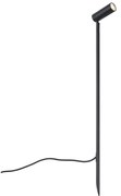 Spot negru 80cm incl. LED reglabil IP65 incl. Cablu și ștecher - Carl