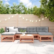vidaXL Set mobilier de grădină cu perne, 7 piese, lemn masiv douglas